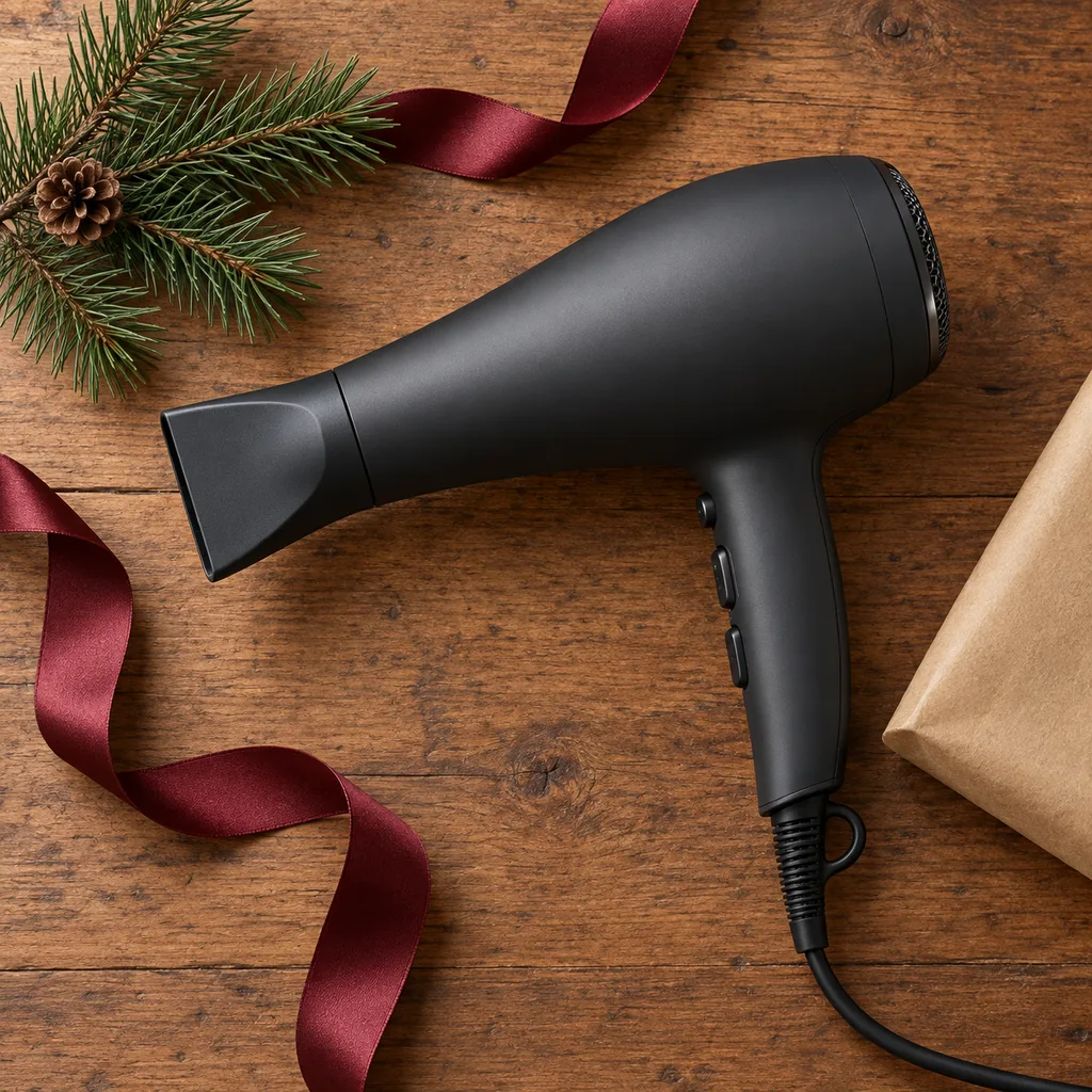 Representative photo-style image of professional hair dryer — generated, not a specific product