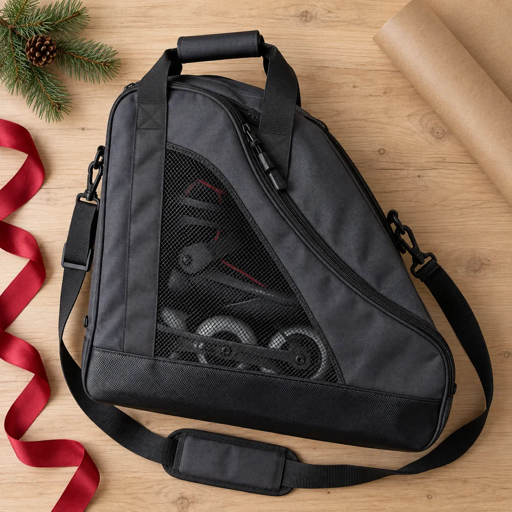 Representative photo-style image of durable skate carrying bag — generated, not a specific product