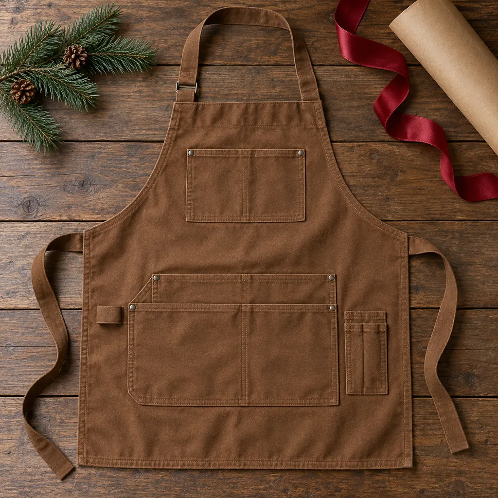 Representative photo-style image of durable work utility apron — generated, not a specific product