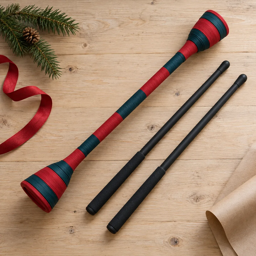 Representative photo-style image of devil sticks — generated, not a specific product