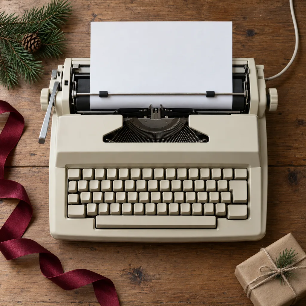 Representative photo-style image of electric typewriter — generated, not a specific product