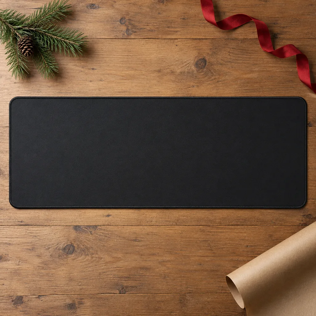 Representative photo-style image of extended gaming mouse pad — generated, not a specific product
