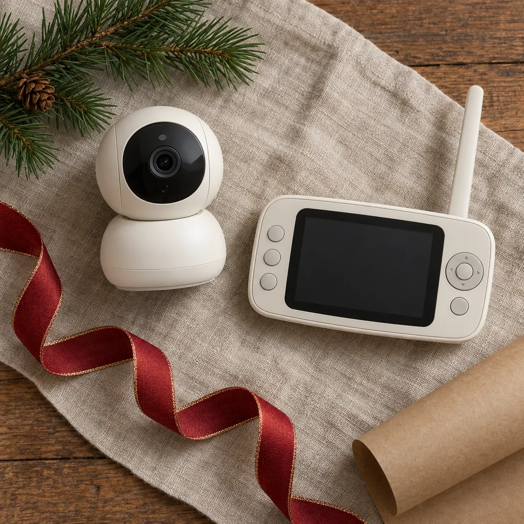 Representative photo-style image of extended range baby monitor — generated, not a specific product