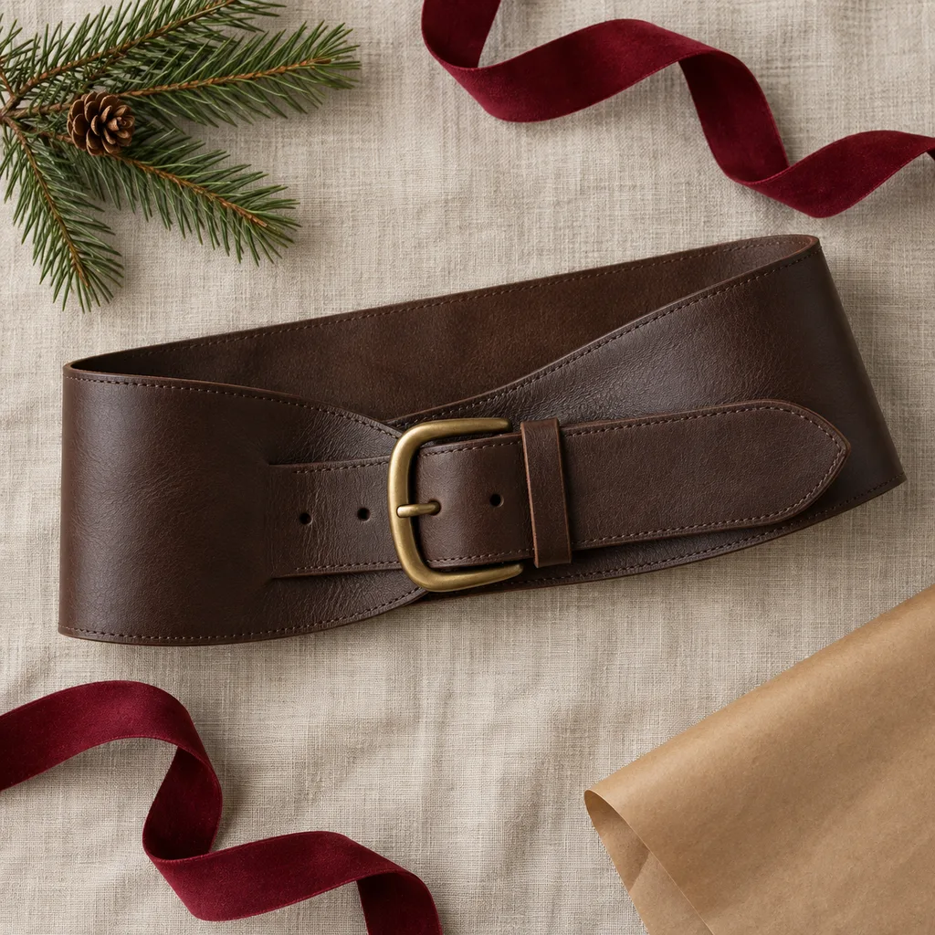 Representative photo-style image of fashion cinch belt — generated, not a specific product