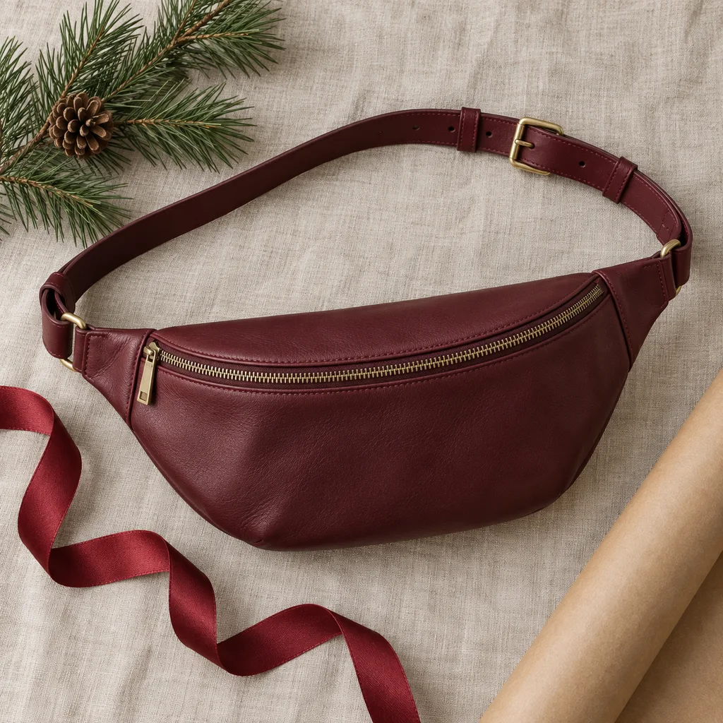 Representative photo-style image of fashion statement belt bag — generated, not a specific product