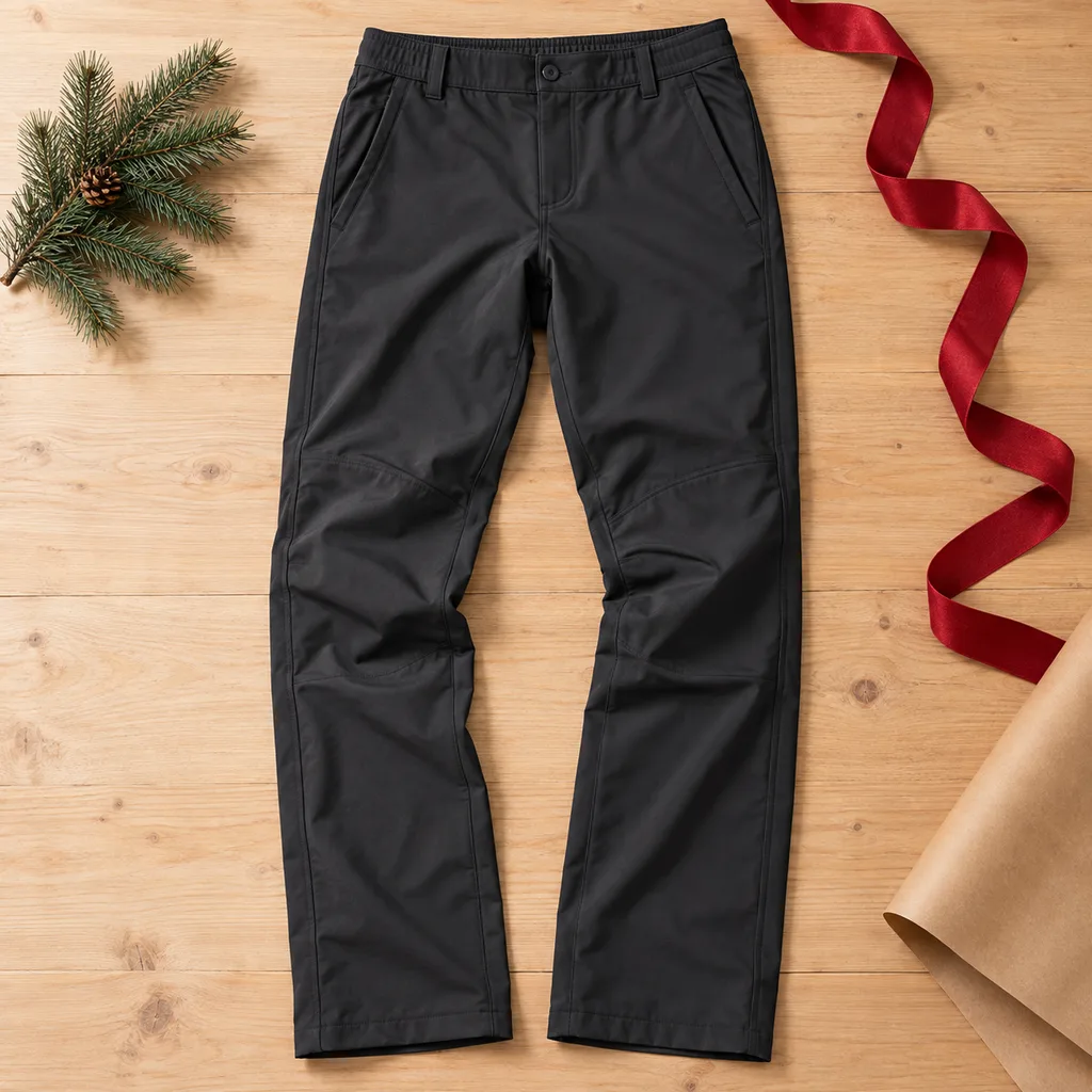 Representative photo-style image of flexible curling pants — generated, not a specific product