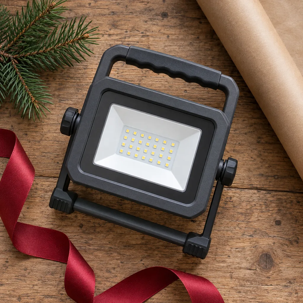 Representative photo-style image of portable work light — generated, not a specific product