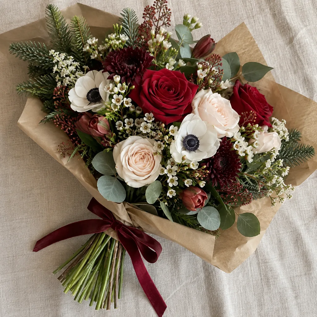 Representative photo-style image of fresh cut flower bouquet — generated, not a specific product