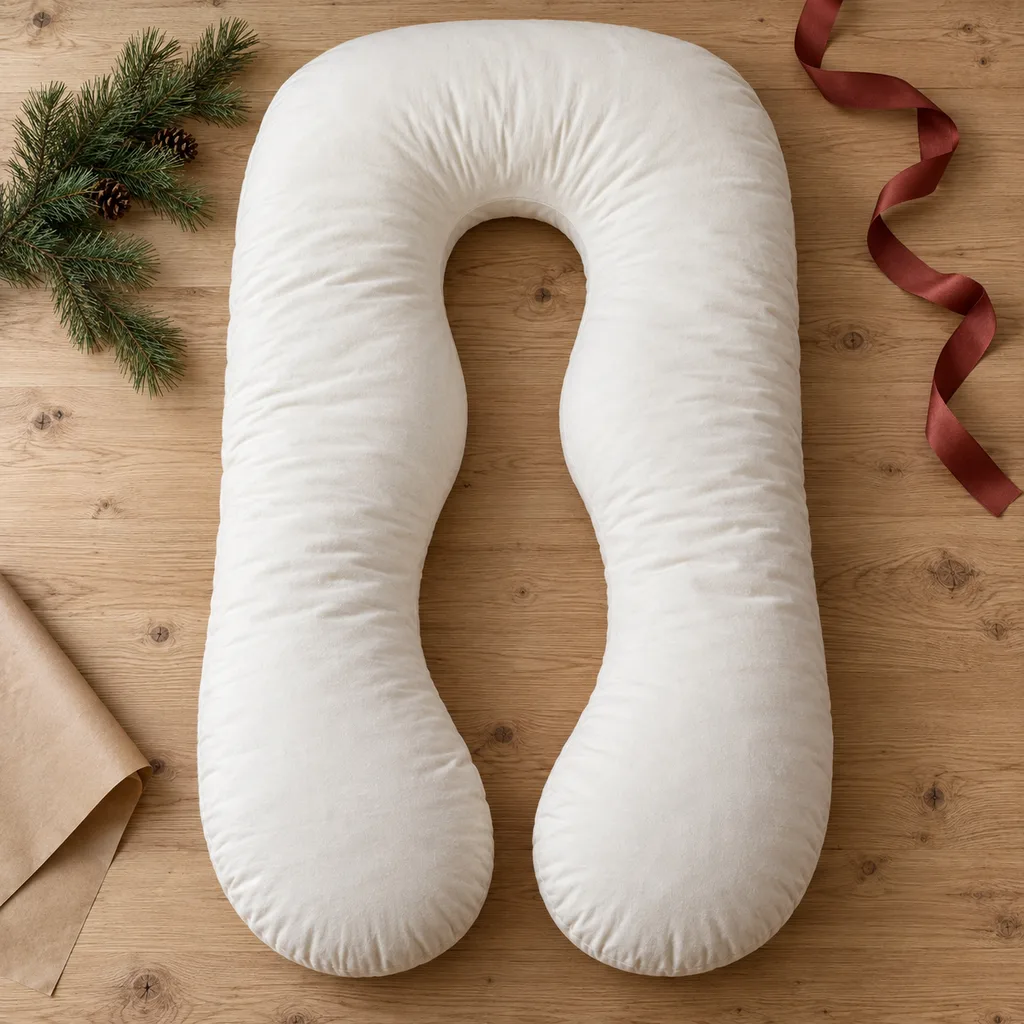 Representative photo-style image of full body support pillow — generated, not a specific product