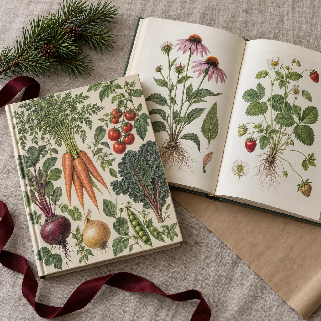 Representative photo-style image of gardening reference guide — generated, not a specific product