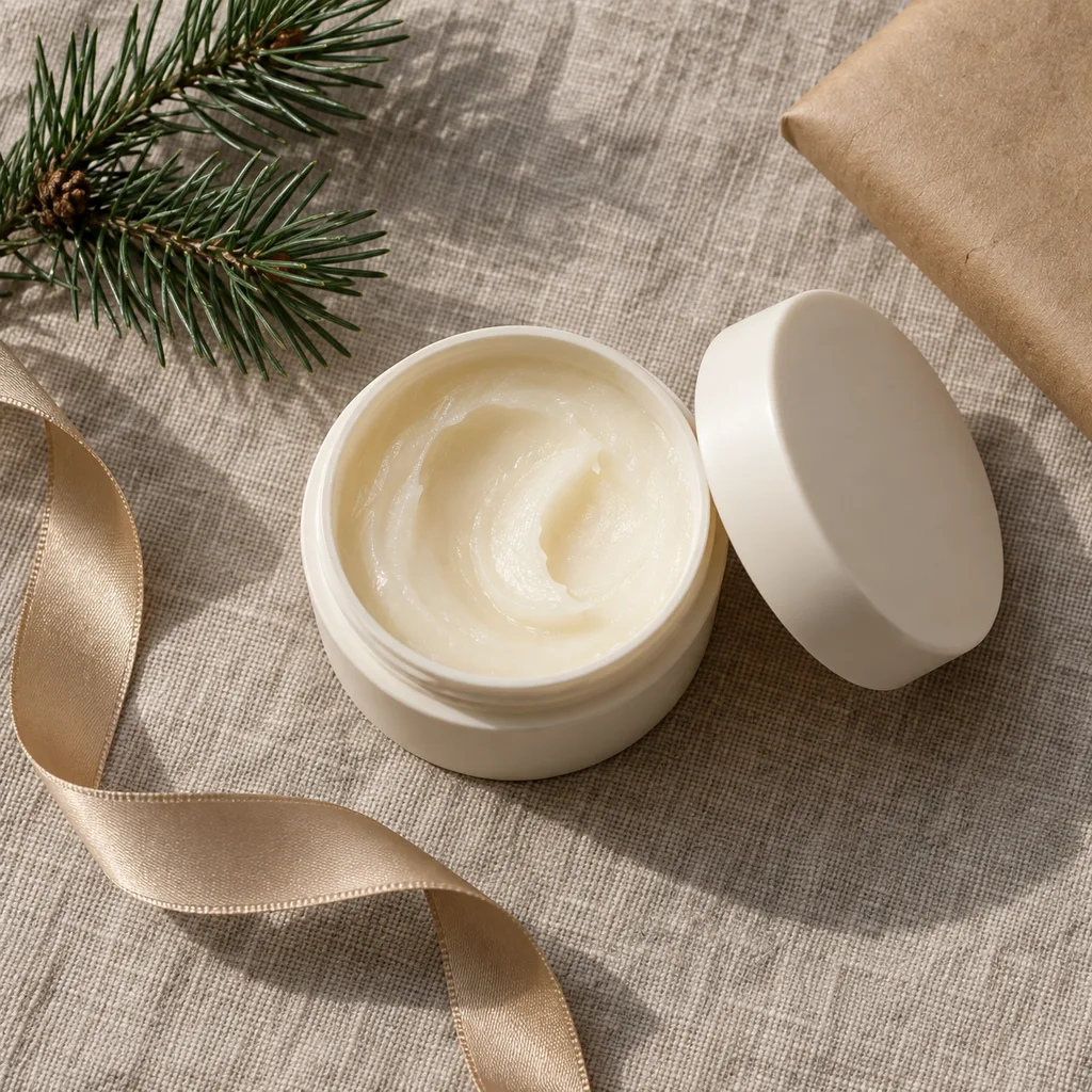 Representative photo-style image of gentle anti-aging cleansing balm — generated, not a specific product
