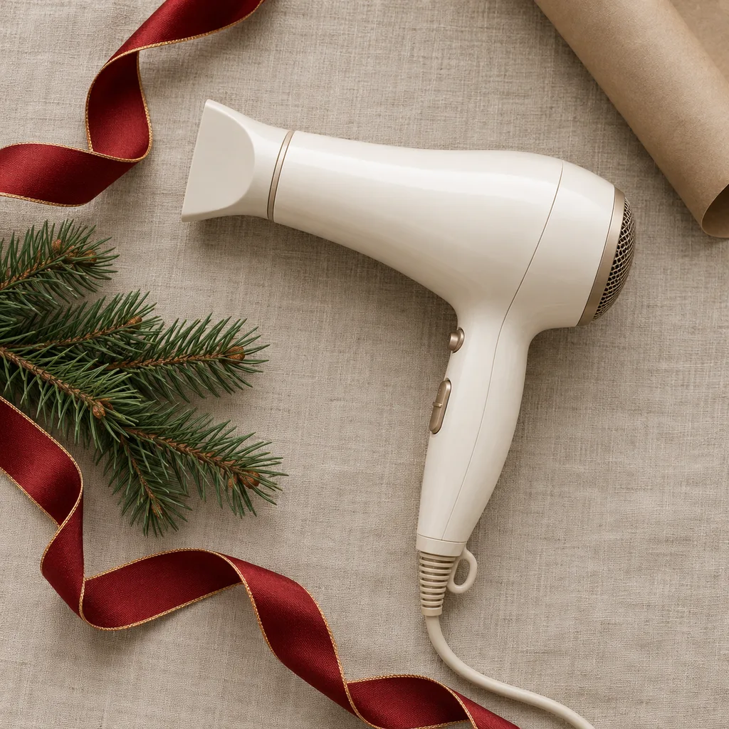 Representative photo-style image of ceramic hair dryer — generated, not a specific product