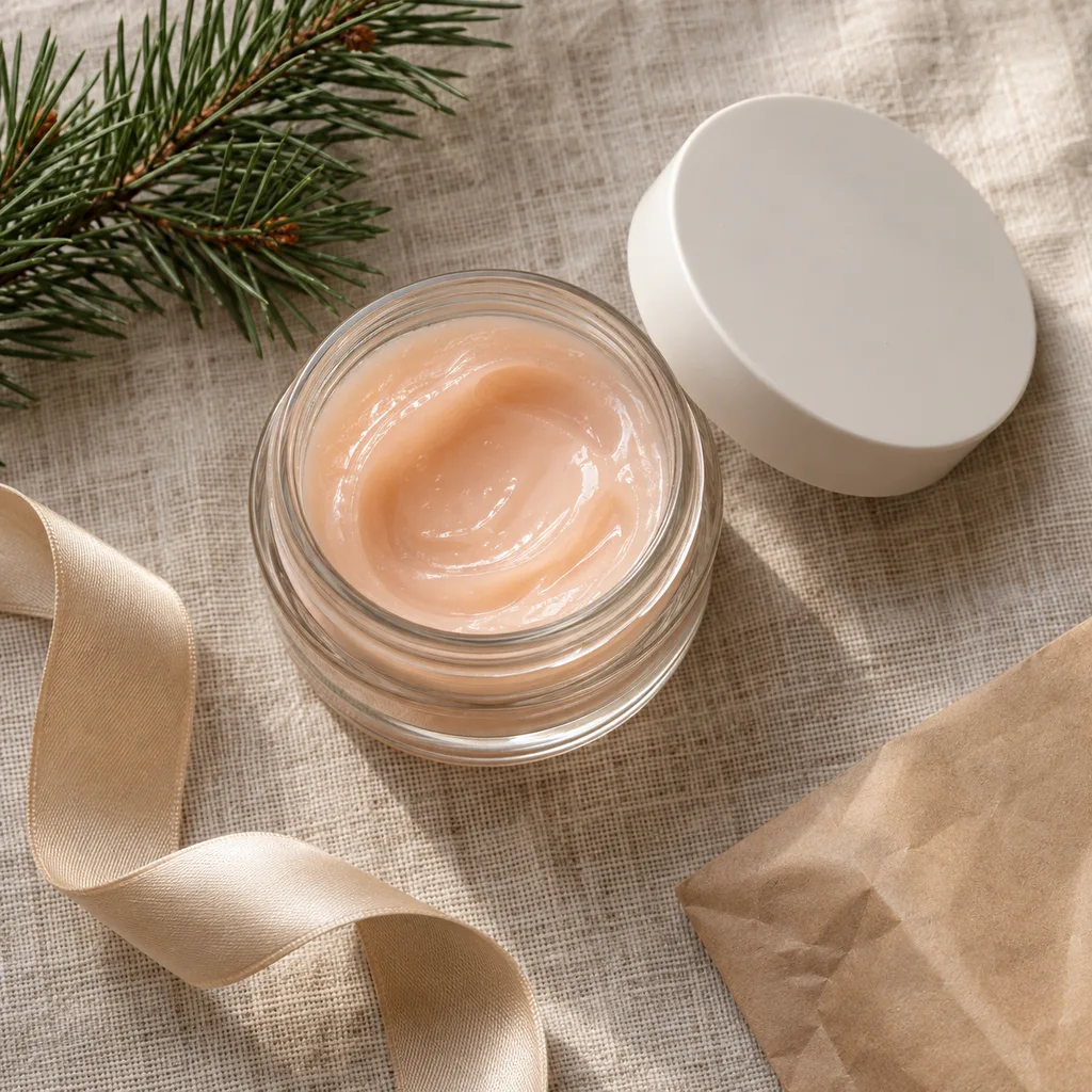 Representative photo-style image of gentle enzyme exfoliating peel — generated, not a specific product