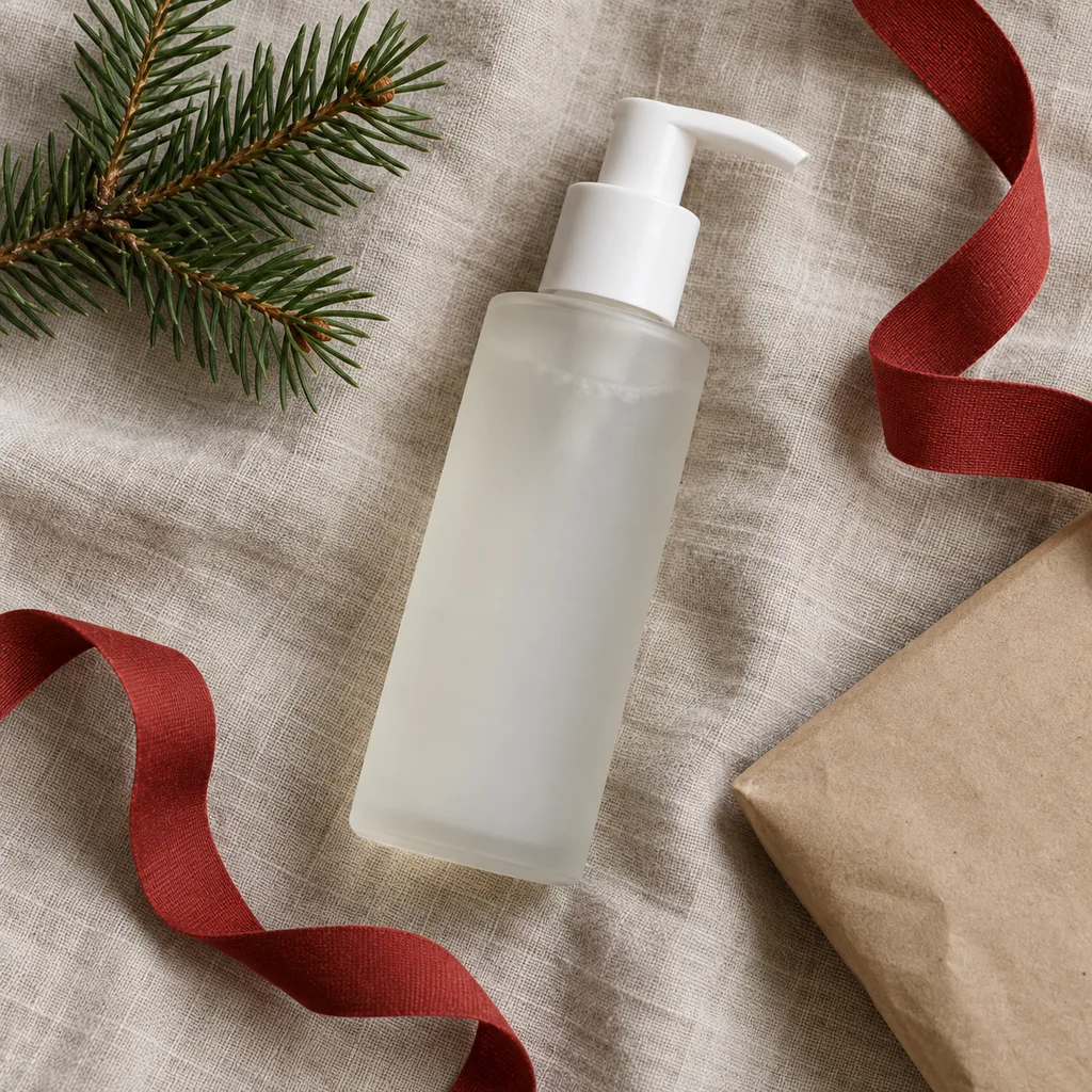 Representative photo-style image of gentle face cleanser — generated, not a specific product