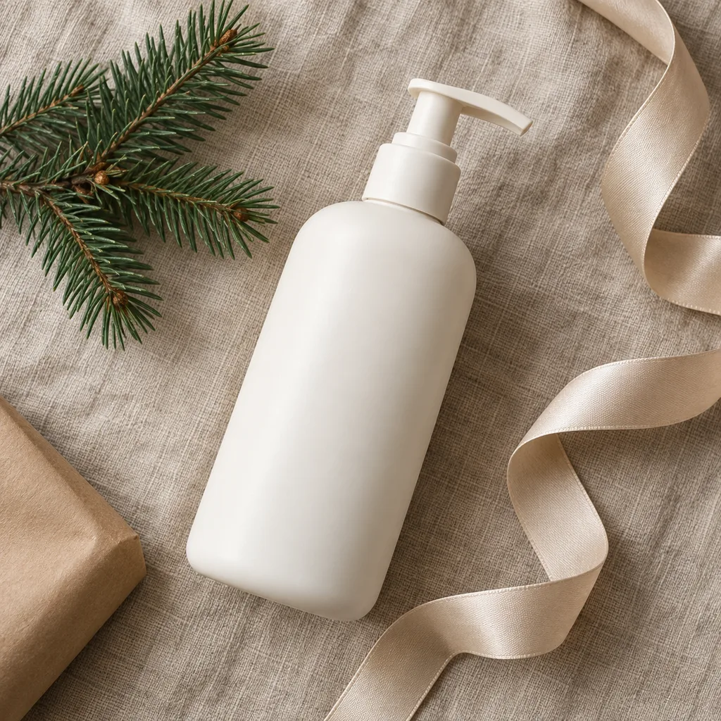 Representative photo-style image of body wash for sensitive skin — generated, not a specific product