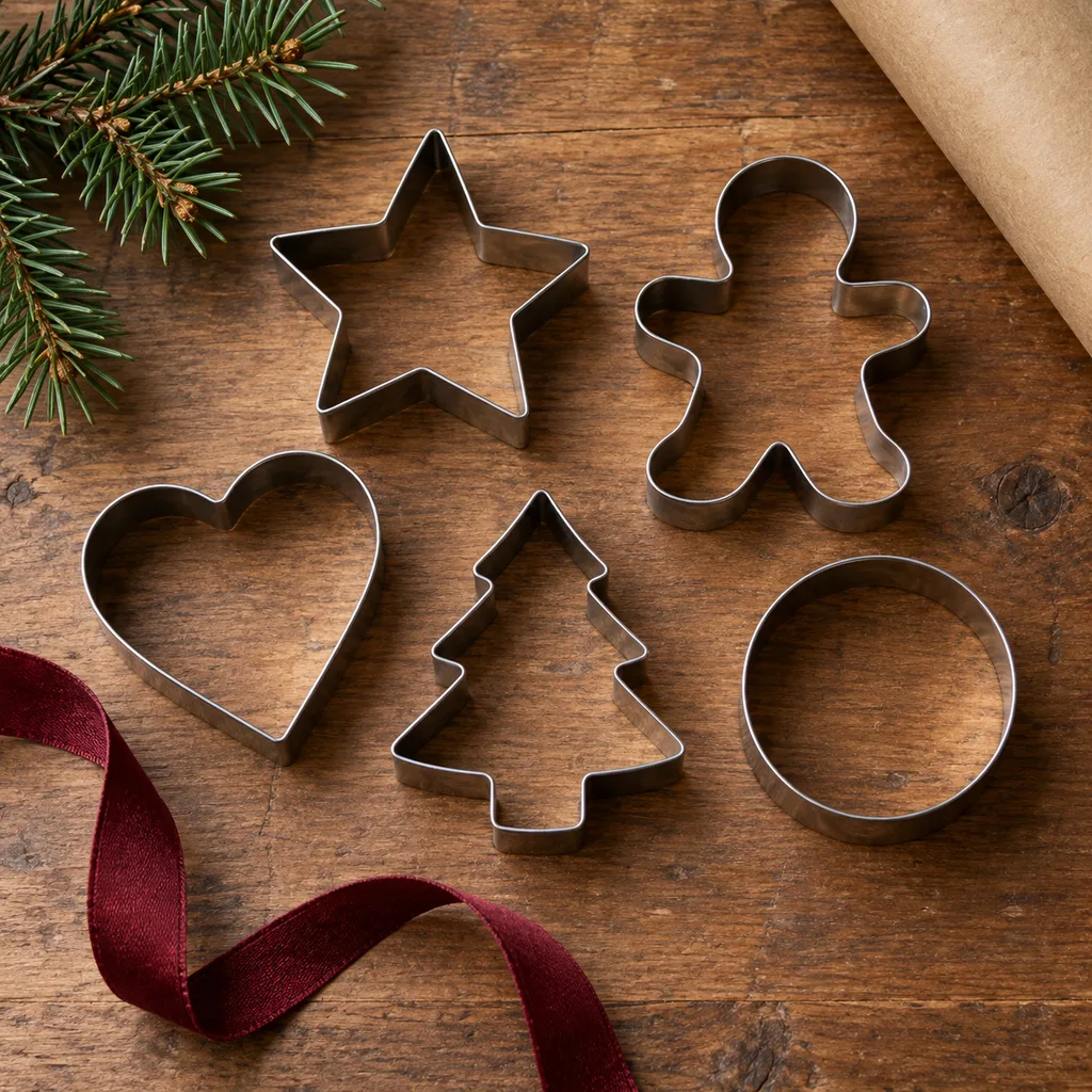 Representative photo-style image of cookie cutter shapes — generated, not a specific product