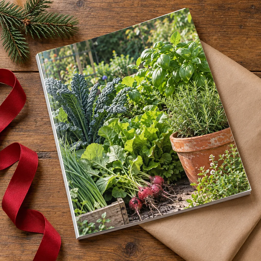 Representative photo-style image of green thumb gardening magazine — generated, not a specific product