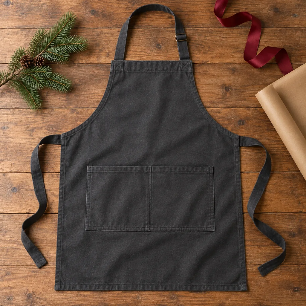 Representative photo-style image of grilling bbq chef apron — generated, not a specific product