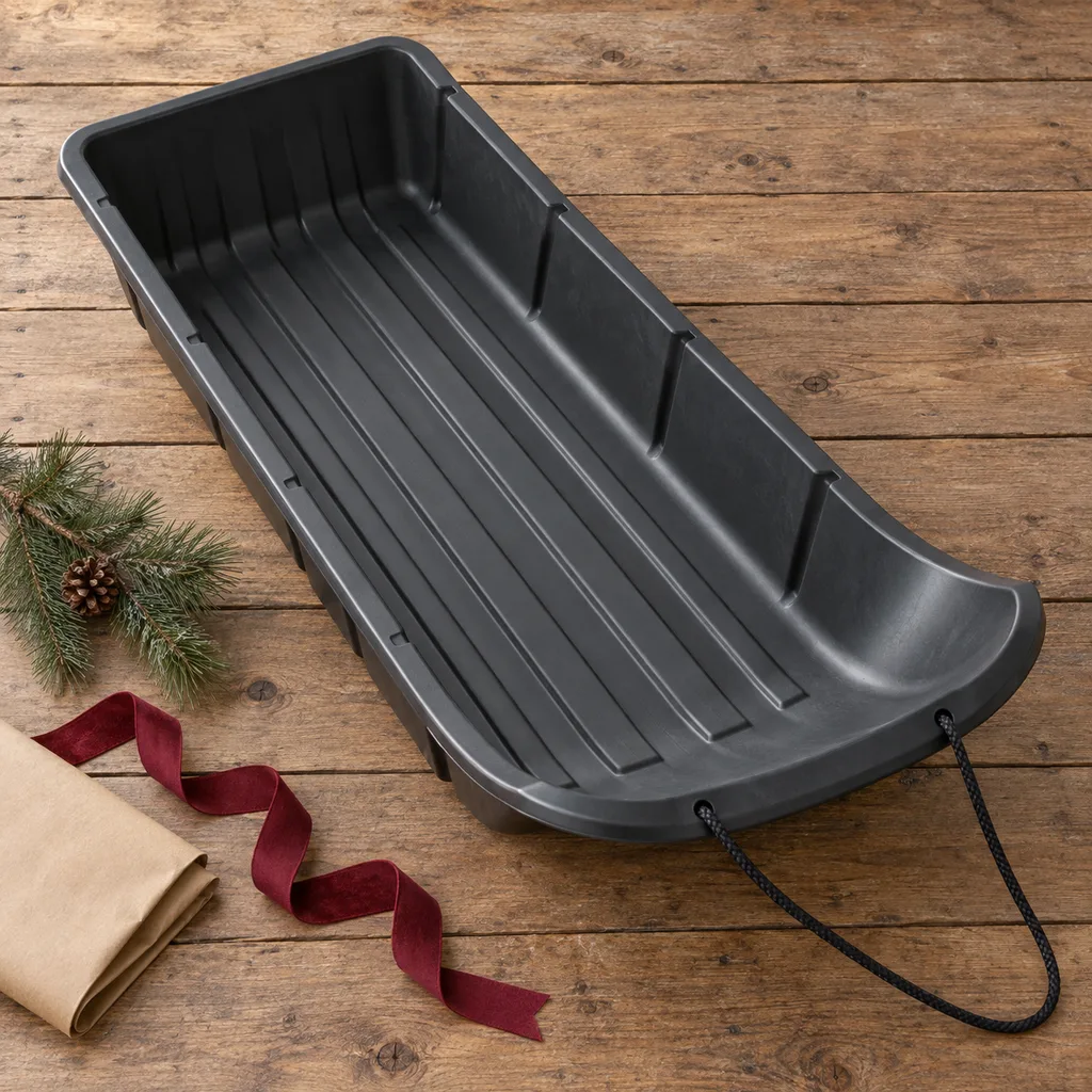 Representative photo-style image of heavy duty utility sled — generated, not a specific product