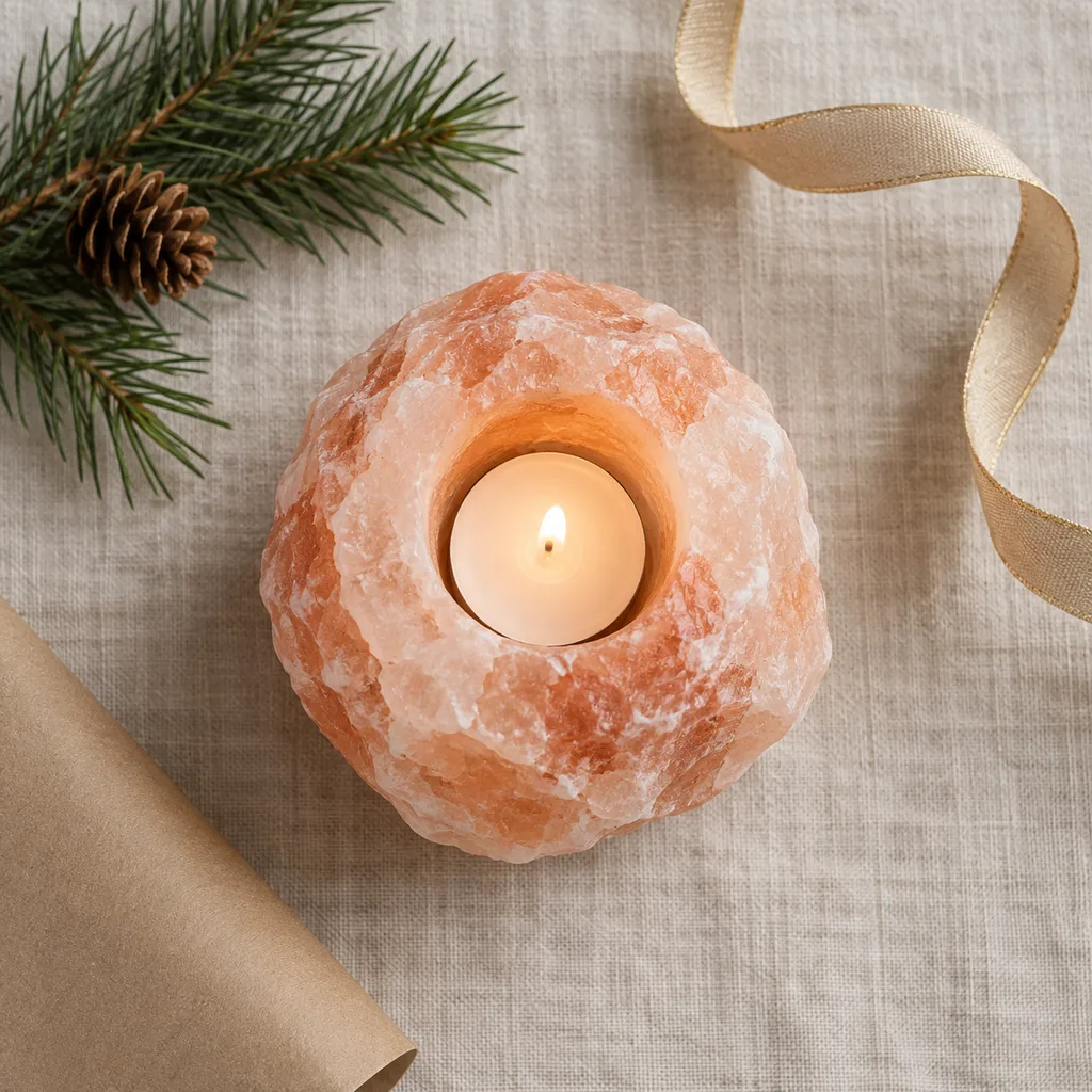 Representative photo-style image of himalayan salt candle holder — generated, not a specific product