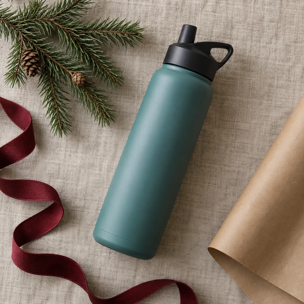 Representative photo-style image of hydration sports water flask — generated, not a specific product
