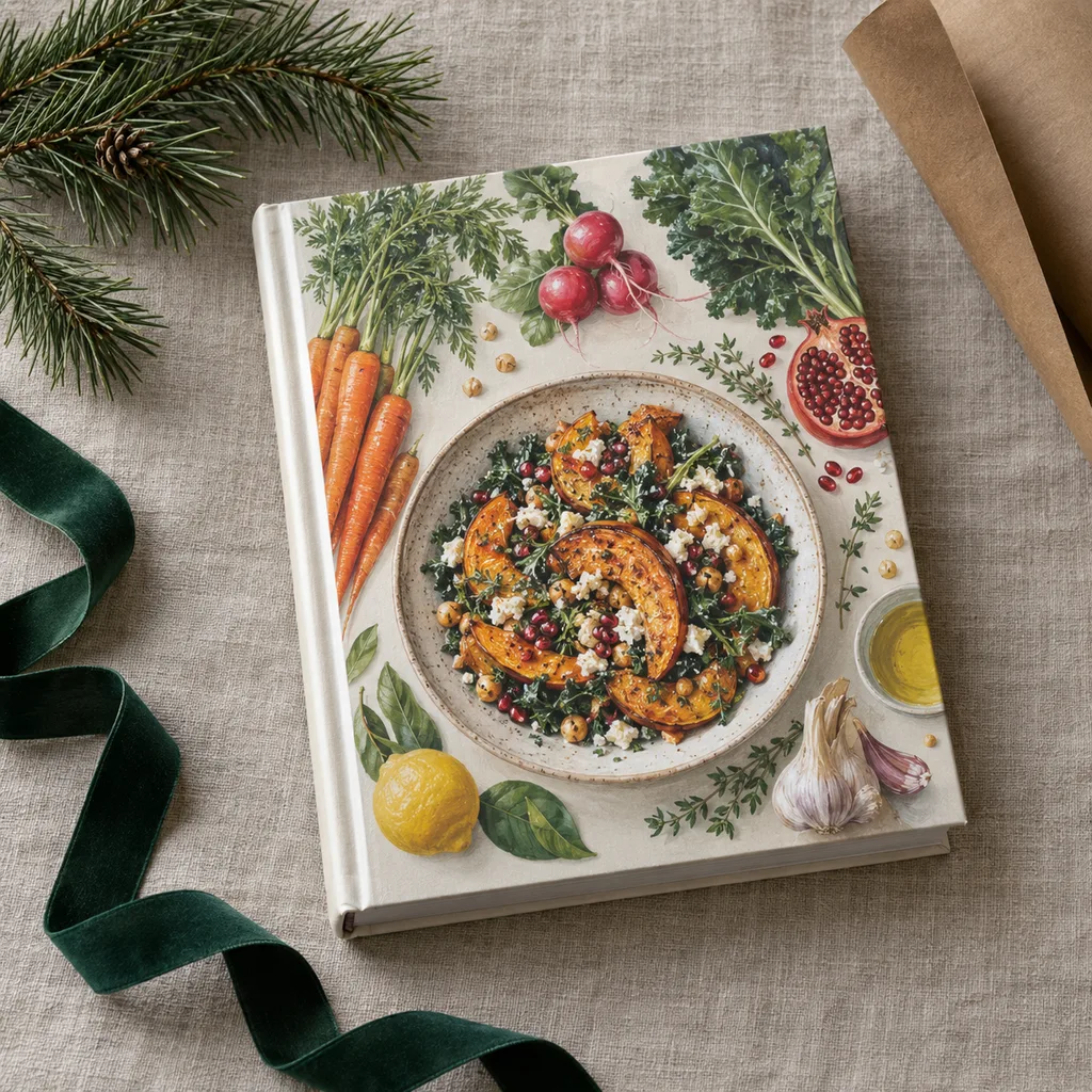 Representative photo-style image of illustrated cookbook — generated, not a specific product