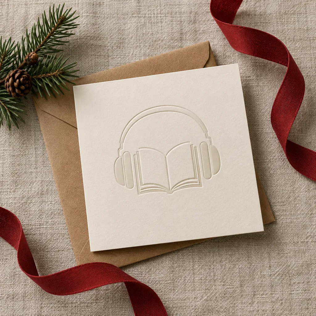 Representative photo-style image of individual audiobook gift credit — generated, not a specific product