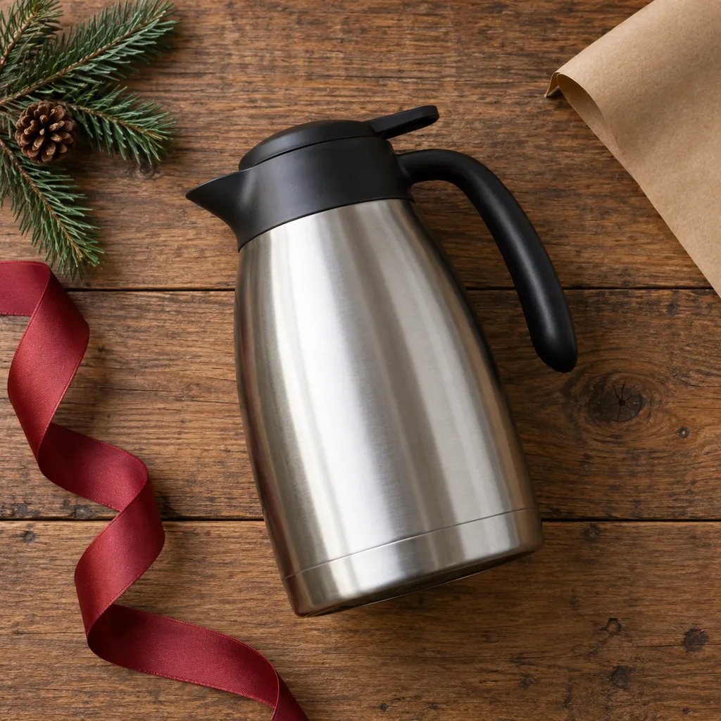 Representative photo-style image of insulated coffee serving carafe — generated, not a specific product