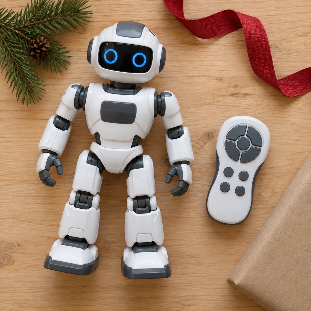 Representative photo-style image of interactive walking humanoid robot — generated, not a specific product