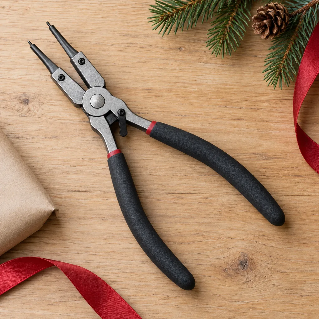Representative photo-style image of internal external snap ring pliers — generated, not a specific product