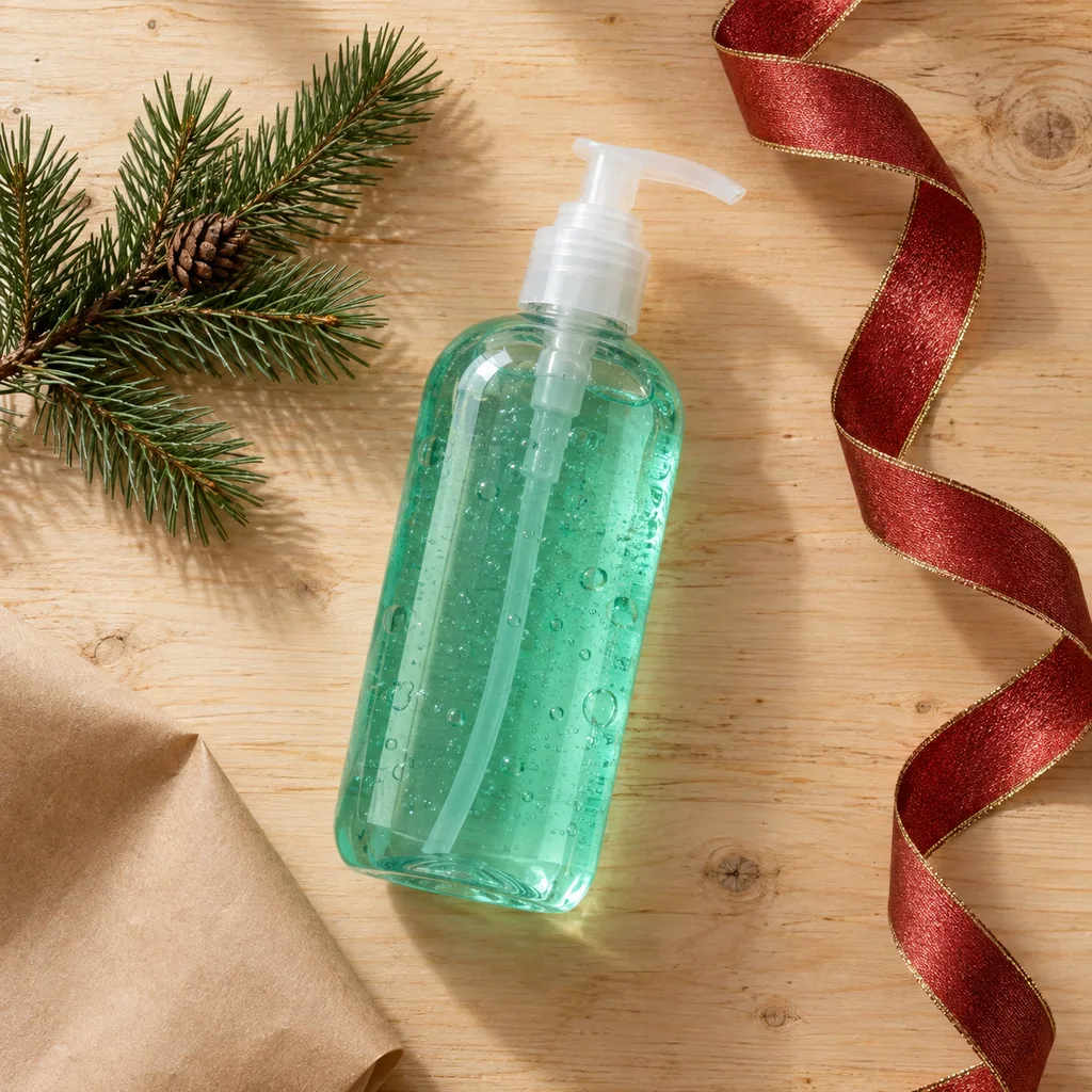 Representative photo-style image of invigorating body wash — generated, not a specific product