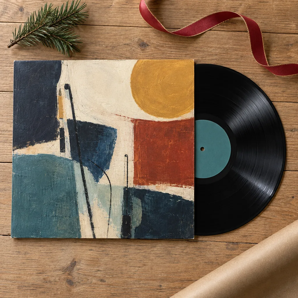 Representative photo-style image of jazz fusion vinyl album — generated, not a specific product