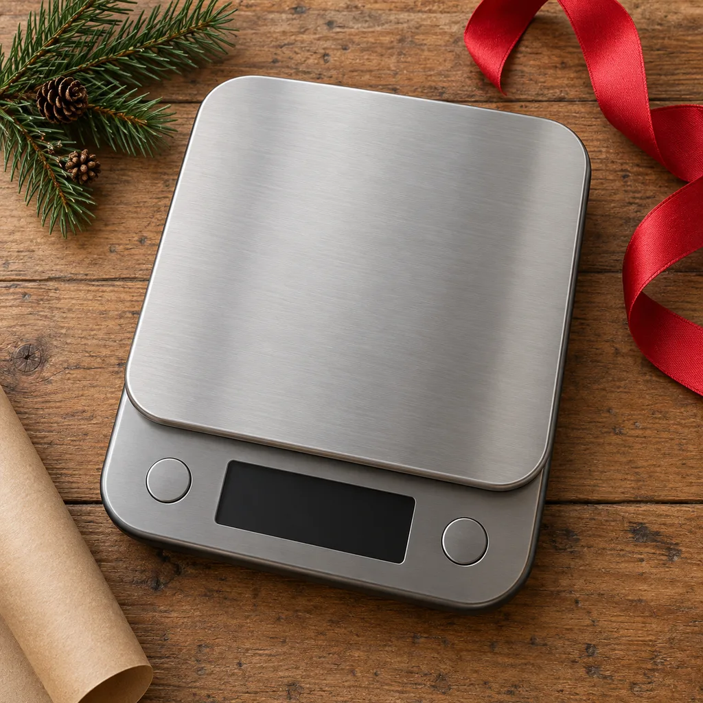 Representative photo-style image of large capacity food weighing scale — generated, not a specific product