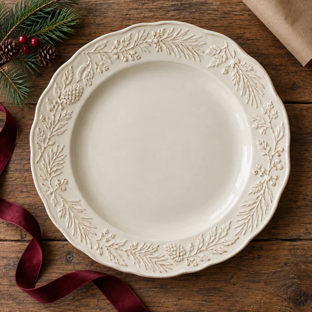 Representative photo-style image of large decorative serving platter — generated, not a specific product