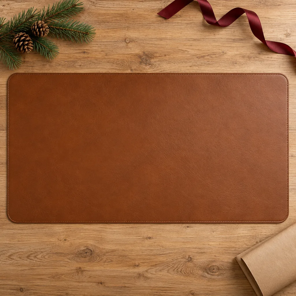 Representative photo-style image of large desk mat — generated, not a specific product