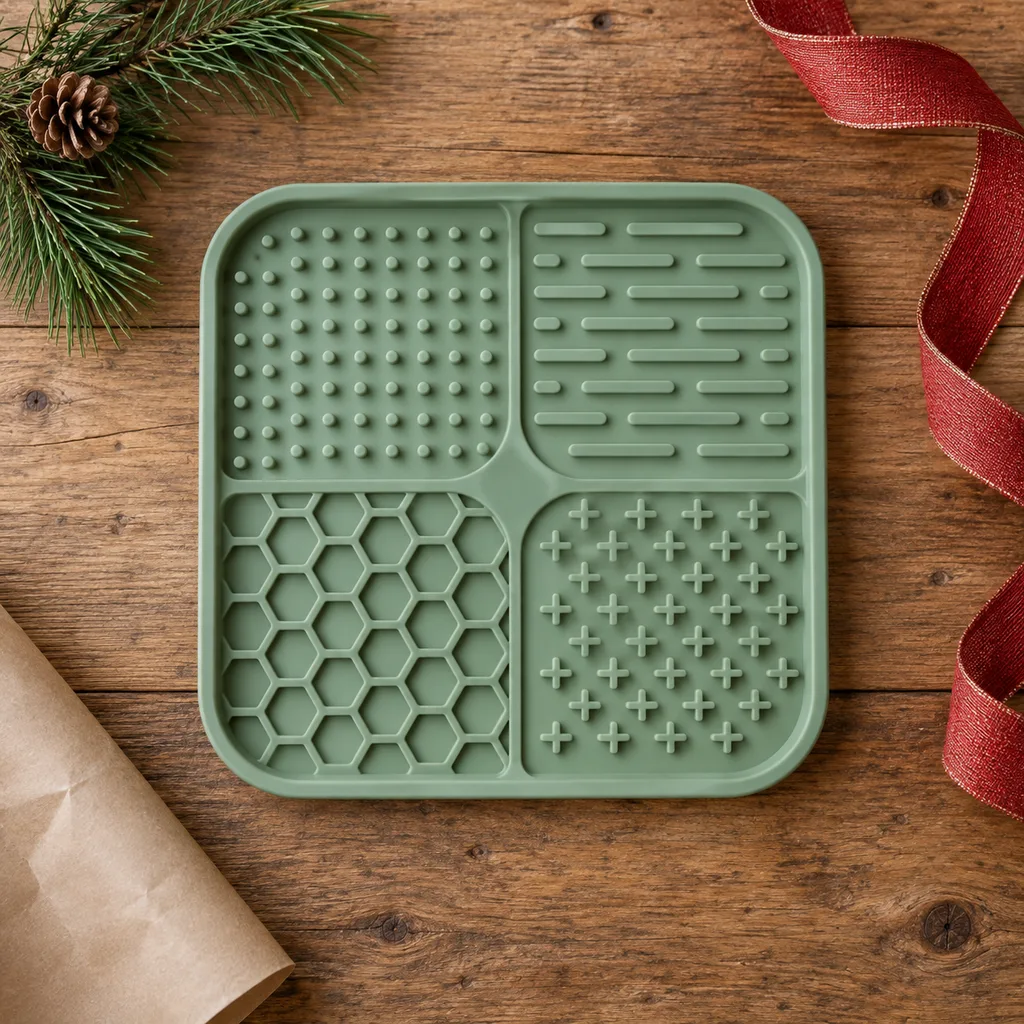 Representative photo-style image of lick mat — generated, not a specific product