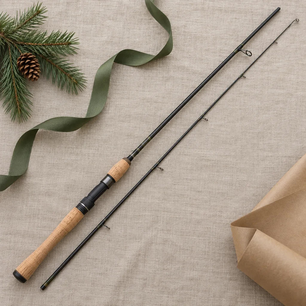 Representative photo-style image of lightweight freshwater fishing rod — generated, not a specific product