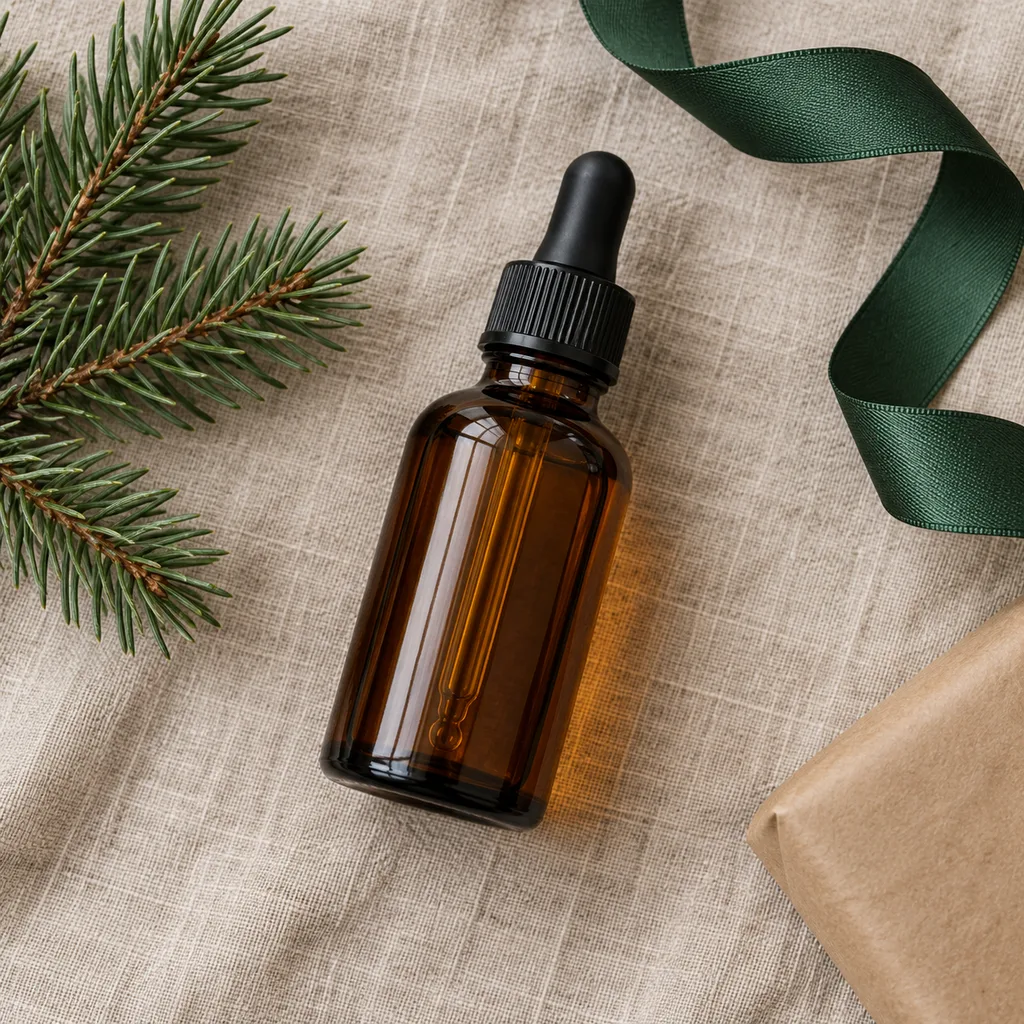 Representative photo-style image of lightweight styling beard oil — generated, not a specific product