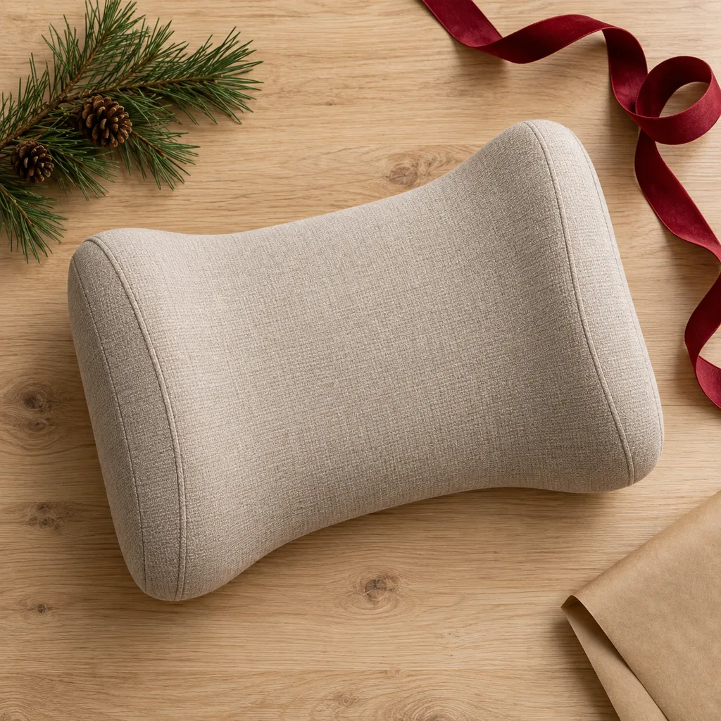 Representative photo-style image of lumbar support cushion — generated, not a specific product