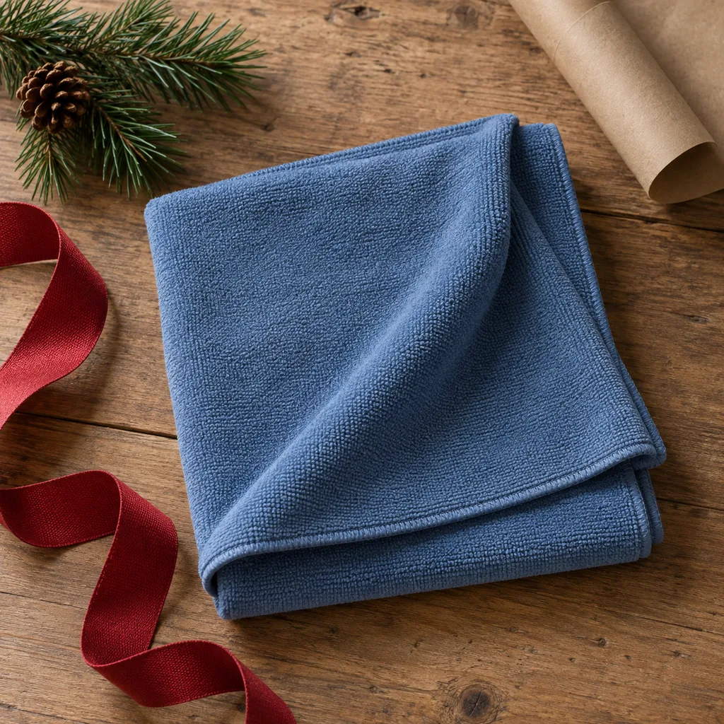 Representative photo-style image of microfiber sports towel — generated, not a specific product