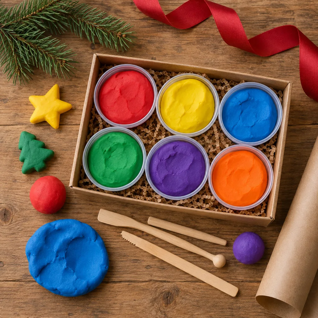 Representative photo-style image of modeling clay sculpting pack — generated, not a specific product