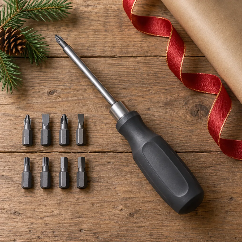Representative photo-style image of multi bit screwdriver — generated, not a specific product