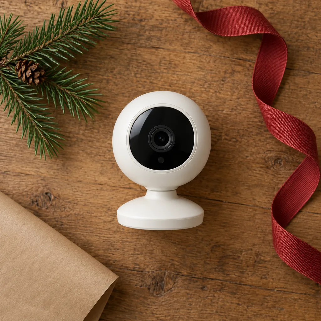 Representative photo-style image of baby monitor camera — generated, not a specific product
