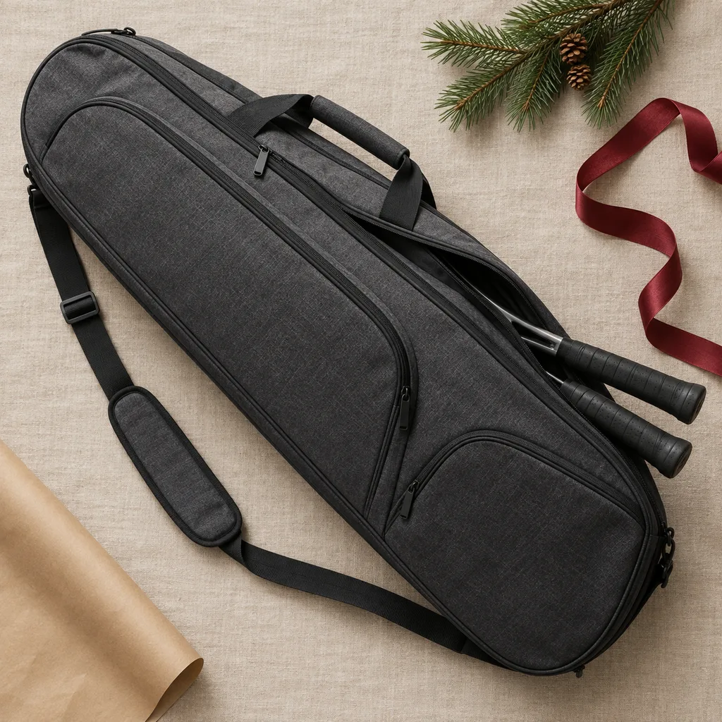 Representative photo-style image of multi-racquet sports bag — generated, not a specific product
