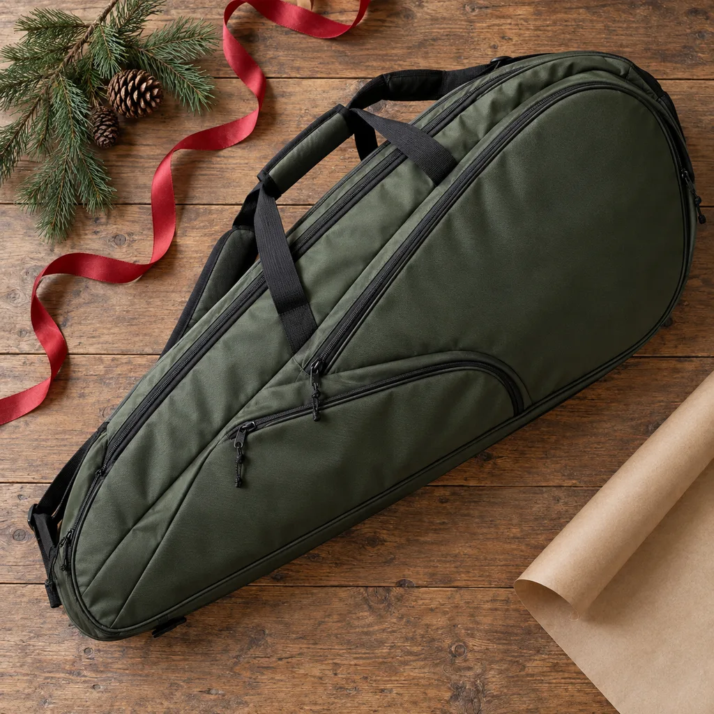Representative photo-style image of multi-racquet tennis bag — generated, not a specific product
