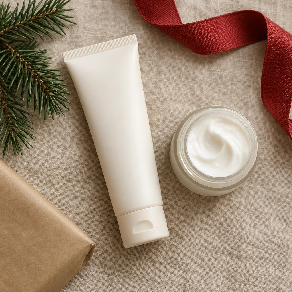 Representative photo-style image of natural hand cream — generated, not a specific product