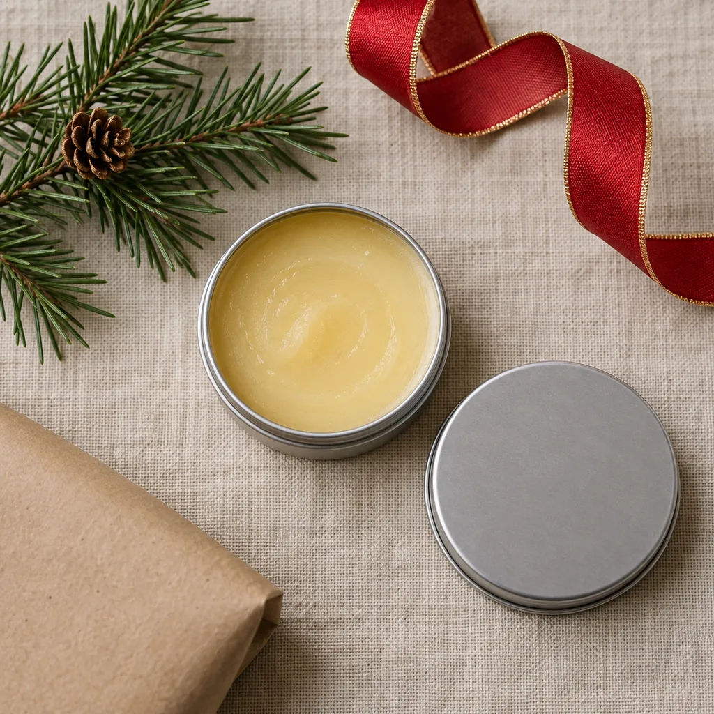 Representative photo-style image of natural paw protection balm — generated, not a specific product