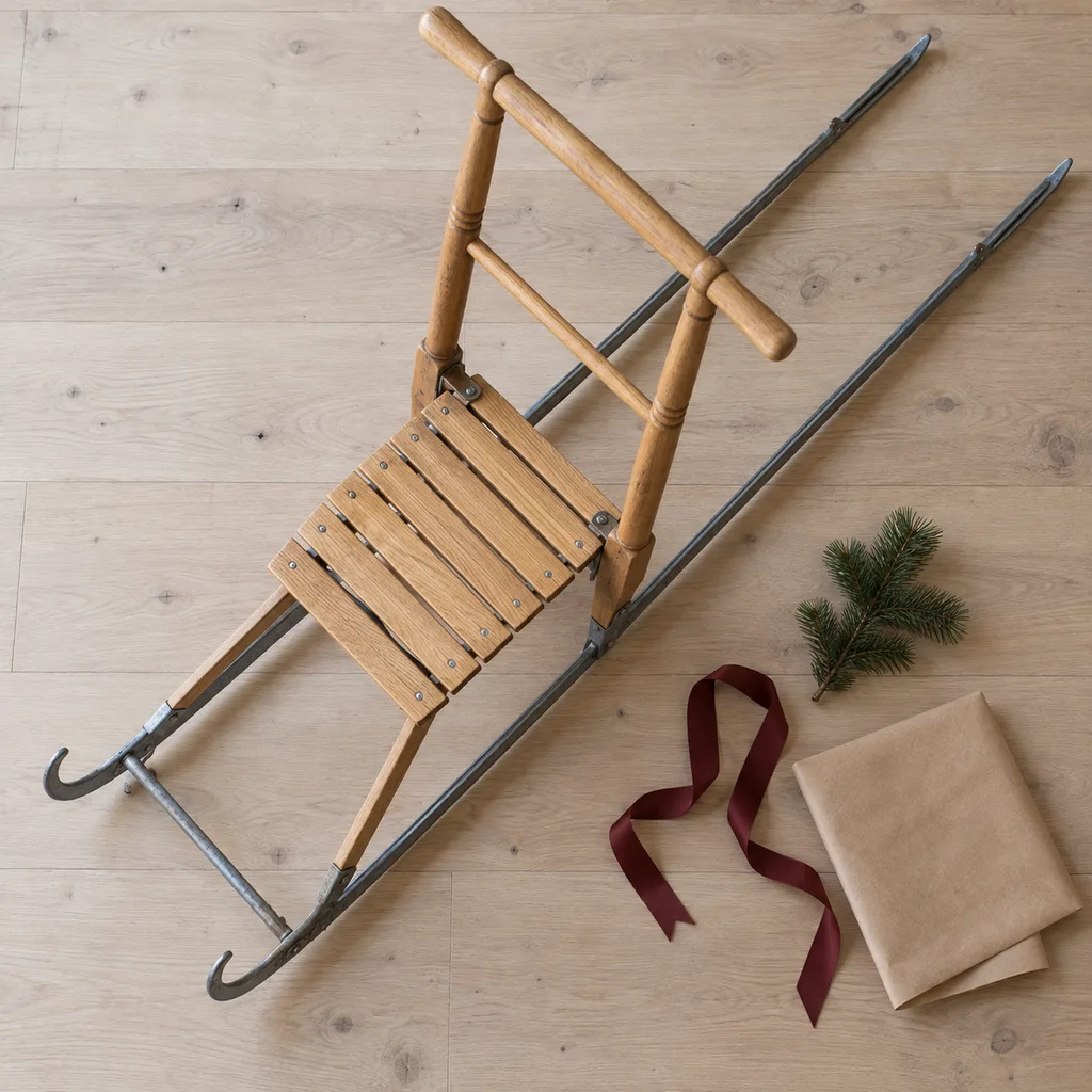Representative photo-style image of nordic kick sled — generated, not a specific product