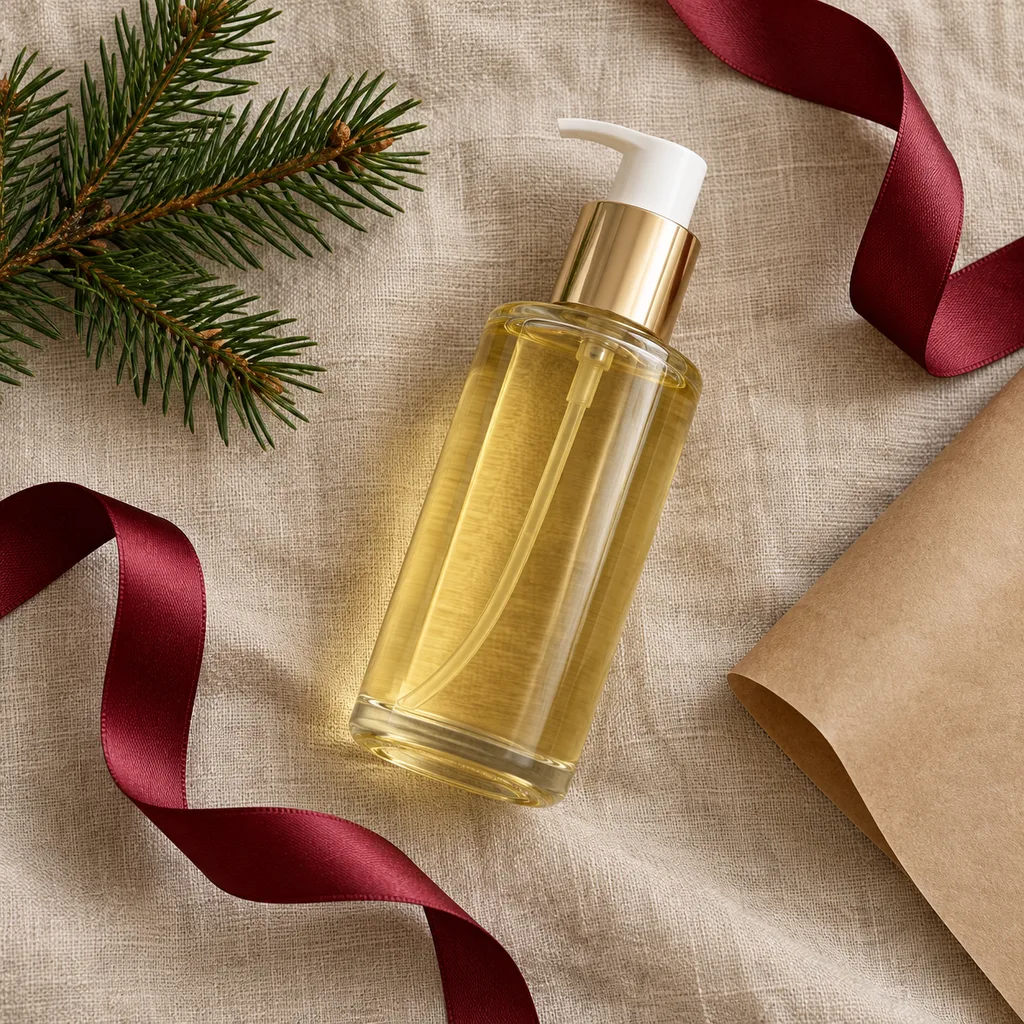 Representative photo-style image of nourishing facial cleansing oil — generated, not a specific product