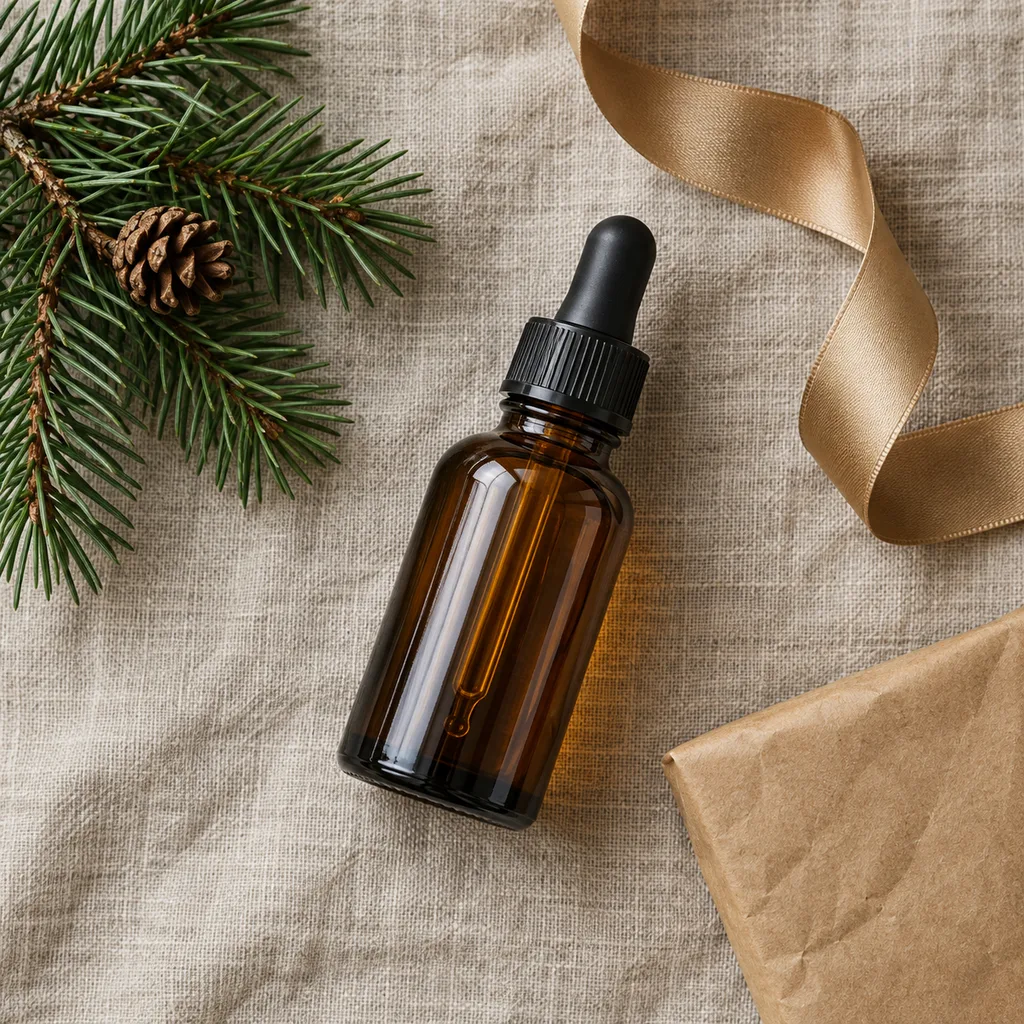 Representative photo-style image of nourishing growth beard oil — generated, not a specific product